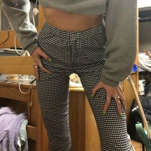 brandy Melville checker pants